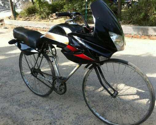 如何将一辆自行车骑出摩托车的感觉 如何将一辆自行车骑出摩托车的感觉