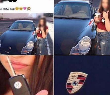 妹纸装逼装的太失败了 妹纸装逼装的太失败了