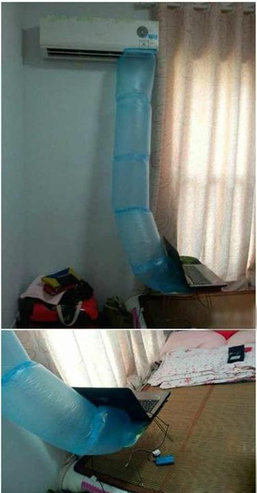 牛人是这样给电脑散热的 牛人是这样给电脑散热的