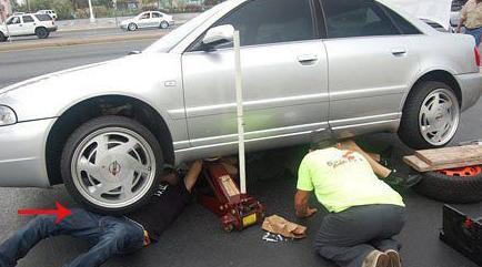 看我的千斤顶厉害吧 看我的千斤顶厉害吧