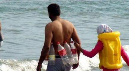 自制游泳圈大风大浪也不怕 自制游泳圈大风大浪也不怕