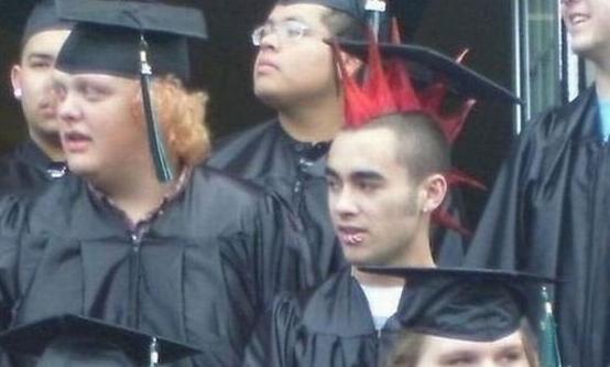 蓝翔·杀马特皇家贵族学院毕业照 蓝翔·杀马特皇家贵族学院毕业照