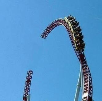 这样的过山车你敢坐吗 这样的过山车你敢坐吗